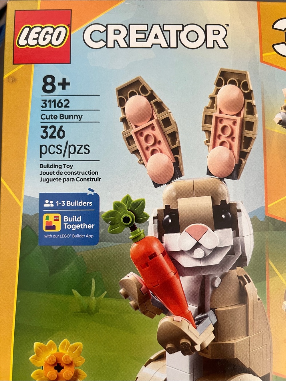 NWT Lego Creator 3-in-1 Tan and White Animal Trio with Green and Orange Accents